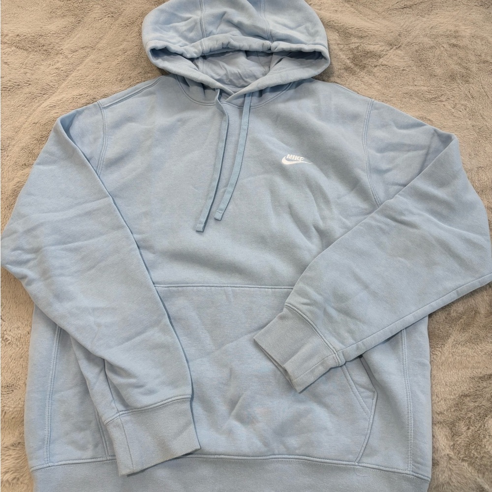 Nike Men's Sky Blue Pullover Hoodie